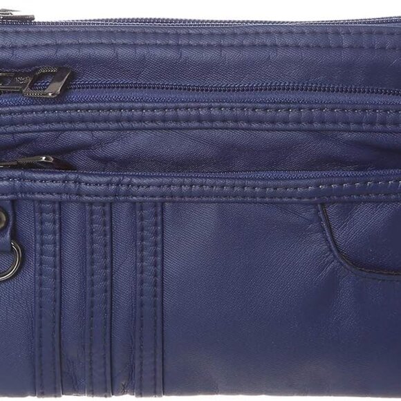 Treble Pockets Small Crossbody Purse Cell Phone Purse Shoulder Bags for Women